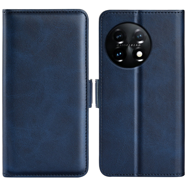 For OnePlus 11 Dual-side Magnetic Buckle Leather Phone Case, For OnePlus 11