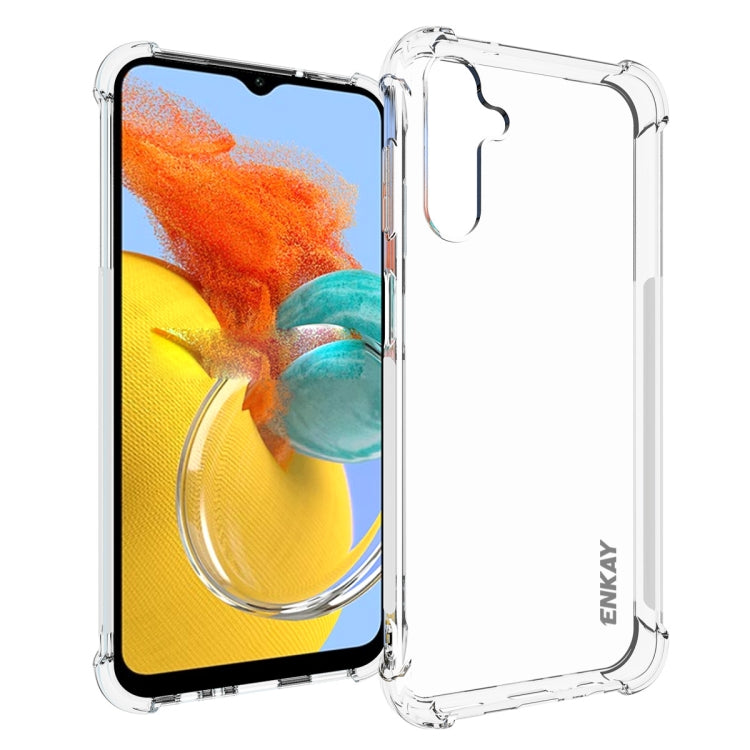 ENKAY Hat-Prince Transparent TPU Shockproof Phone Case, For Galaxy M35, For Galaxy Xcover 7 Pro, For Galaxy M55 5G, For Galaxy F15 / M15, For Galaxy A15, For Galaxy A35 5G, For Galaxy S24 Ultra 5G, For Galaxy S24+ 5G, For Galaxy S24 5G, For Galaxy A05 ...