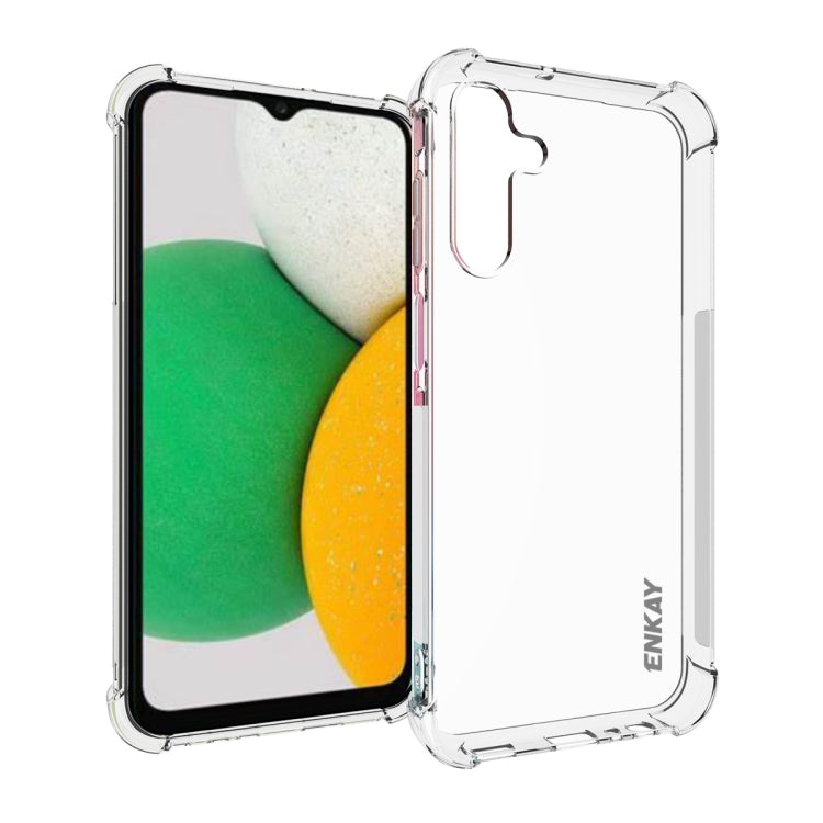 ENKAY Hat-Prince Transparent TPU Shockproof Phone Case, For Samsung Galaxy M55 5G, For Samsung Galaxy A15, For Samsung Galaxy A35 5G, For Samsung Galaxy S24 Ultra 5G, For Samsung Galaxy S24+ 5G, For Samsung Galaxy S24 5G, For Samsung Galaxy A05        ...