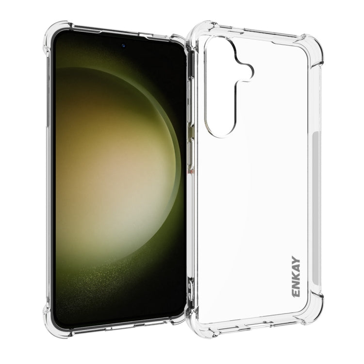 ENKAY Hat-Prince Transparent TPU Shockproof Phone Case, For Galaxy M35, For Galaxy Xcover 7 Pro, For Galaxy M55 5G, For Galaxy F15 / M15, For Galaxy A15, For Galaxy A35 5G, For Galaxy S24 Ultra 5G, For Galaxy S24+ 5G, For Galaxy S24 5G, For Galaxy A05 ...