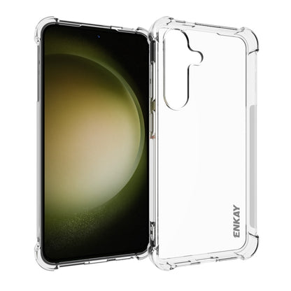 ENKAY Hat-Prince Transparent TPU Shockproof Phone Case, For Galaxy M35, For Galaxy Xcover 7 Pro, For Galaxy M55 5G, For Galaxy F15 / M15, For Galaxy A15, For Galaxy A35 5G, For Galaxy S24 Ultra 5G, For Galaxy S24+ 5G, For Galaxy S24 5G, For Galaxy A05 ...