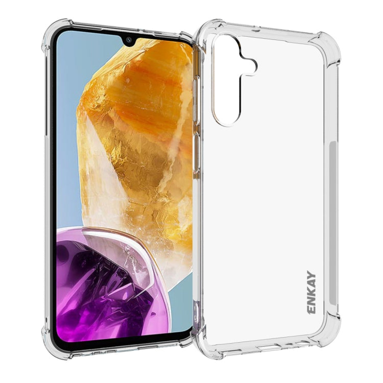 ENKAY Hat-Prince Transparent TPU Shockproof Phone Case, For Samsung Galaxy A15, For Samsung Galaxy A35 5G, For Samsung Galaxy S24 Ultra 5G, For Samsung Galaxy S24+ 5G, For Samsung Galaxy S24 5G, For Samsung Galaxy A05, For Samsung Galaxy A05s          ...