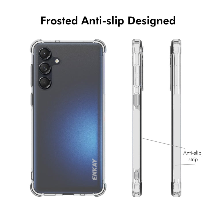 ENKAY Hat-Prince Transparent TPU Shockproof Phone Case, For Samsung Galaxy M55 5G, For Samsung Galaxy A15, For Samsung Galaxy A35 5G, For Samsung Galaxy S24 Ultra 5G, For Samsung Galaxy S24+ 5G, For Samsung Galaxy S24 5G, For Samsung Galaxy A05        ...