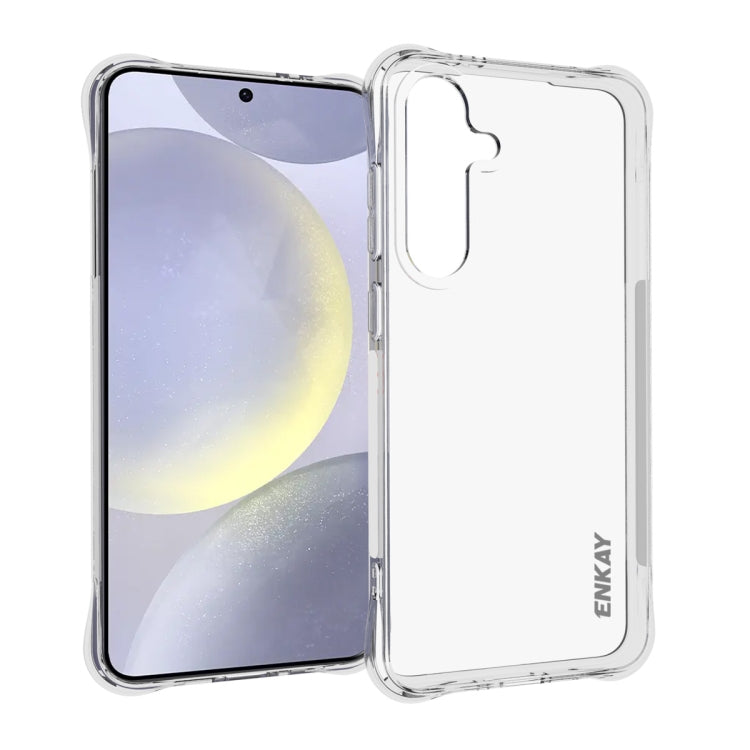 ENKAY Hat-Prince Transparent TPU Shockproof Phone Case, For Galaxy S26+ 5G, For Galaxy S26 Ultra 5G, For Galaxy S26 5G, For Galaxy A57 5G, For Galaxy A37 5G, For Galaxy A27 5G, For Galaxy S25 FE 5G, For Galaxy M36 5G, For Galaxy A07 4G, For Galaxy A17 ...