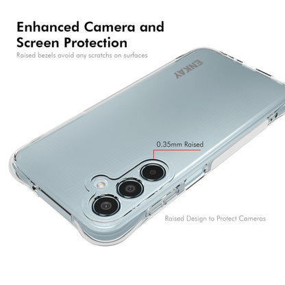 ENKAY Hat-Prince Transparent TPU Shockproof Phone Case, For Galaxy M35, For Galaxy Xcover 7 Pro, For Galaxy M55 5G, For Galaxy F15 / M15, For Galaxy A15, For Galaxy A35 5G, For Galaxy S24 Ultra 5G, For Galaxy S24+ 5G, For Galaxy S24 5G, For Galaxy A05 ...