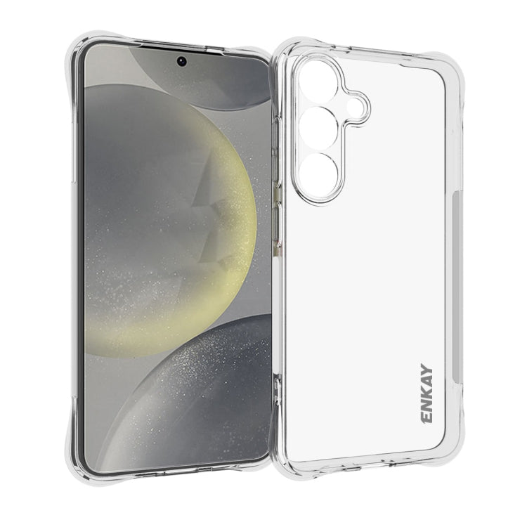 ENKAY Hat-Prince Transparent TPU Shockproof Phone Case, For Galaxy S26+ 5G, For Galaxy S26 Ultra 5G, For Galaxy S26 5G, For Galaxy A57 5G, For Galaxy A37 5G, For Galaxy A27 5G, For Galaxy S25 FE 5G, For Galaxy M36 5G, For Galaxy A07 4G, For Galaxy A17 ...
