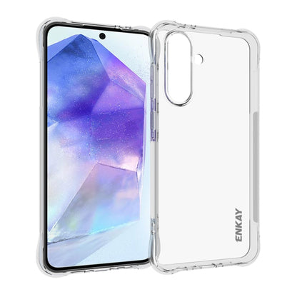 ENKAY Hat-Prince Transparent TPU Shockproof Phone Case, For Galaxy S26+ 5G, For Galaxy S26 Ultra 5G, For Galaxy S26 5G, For Galaxy A57 5G, For Galaxy A37 5G, For Galaxy A27 5G, For Galaxy S25 FE 5G, For Galaxy M36 5G, For Galaxy A07 4G, For Galaxy A17 ...