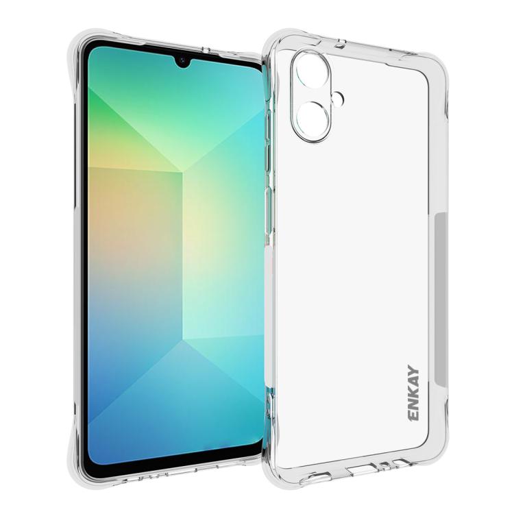 ENKAY Hat-Prince Transparent TPU Shockproof Phone Case, For Galaxy A18 / A17, For Galaxy S26 FE 5G, For Galaxy S26+ 5G, For Galaxy S26 Ultra 5G, For Galaxy S26 5G, For Galaxy A57 5G, For Galaxy A37 5G, For Galaxy A27 5G, For Galaxy Z Flip7 FE / Flip6  ...