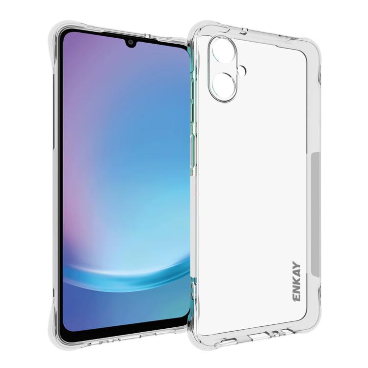 ENKAY Hat-Prince Transparent TPU Shockproof Phone Case, For Samsung Galaxy A15, For Samsung Galaxy A35 5G, For Samsung Galaxy S24 Ultra 5G, For Samsung Galaxy S24+ 5G, For Samsung Galaxy S24 5G, For Samsung Galaxy A05, For Samsung Galaxy A05s          ...