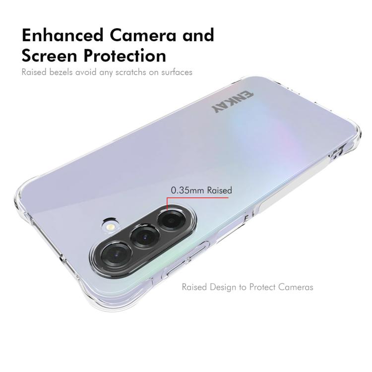 ENKAY Hat-Prince Transparent TPU Shockproof Phone Case, For Galaxy A18 / A17, For Galaxy S26 FE 5G, For Galaxy S26+ 5G, For Galaxy S26 Ultra 5G, For Galaxy S26 5G, For Galaxy A57 5G, For Galaxy A37 5G, For Galaxy A27 5G, For Galaxy Z Flip7 FE / Flip6  ...