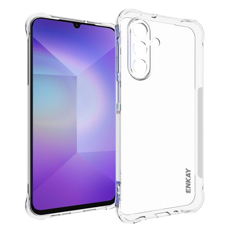 ENKAY Hat-Prince Transparent TPU Shockproof Phone Case, For Galaxy S26+ 5G, For Galaxy S26 Ultra 5G, For Galaxy S26 5G, For Galaxy A57 5G, For Galaxy A37 5G, For Galaxy A27 5G, For Galaxy S25 FE 5G, For Galaxy M36 5G, For Galaxy A07 4G, For Galaxy A17 ...