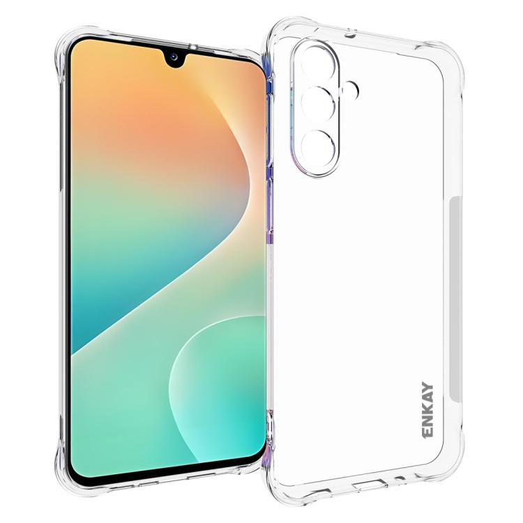 ENKAY Hat-Prince Transparent TPU Shockproof Phone Case, For Galaxy S26+ 5G, For Galaxy S26 Ultra 5G, For Galaxy S26 5G, For Galaxy A57 5G, For Galaxy A37 5G, For Galaxy A27 5G, For Galaxy S25 FE 5G, For Galaxy M36 5G, For Galaxy A07 4G, For Galaxy A17 ...