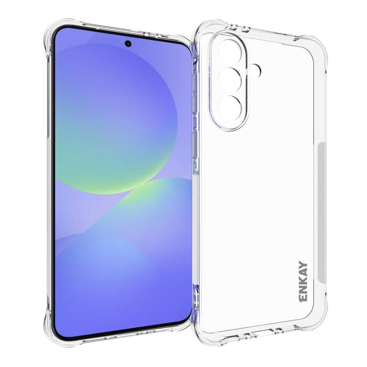 ENKAY Hat-Prince Transparent TPU Shockproof Phone Case, For Galaxy A18 / A17, For Galaxy S26 FE 5G, For Galaxy S26+ 5G, For Galaxy S26 Ultra 5G, For Galaxy S26 5G, For Galaxy A57 5G, For Galaxy A37 5G, For Galaxy A27 5G, For Galaxy Z Flip7 FE / Flip6  ...