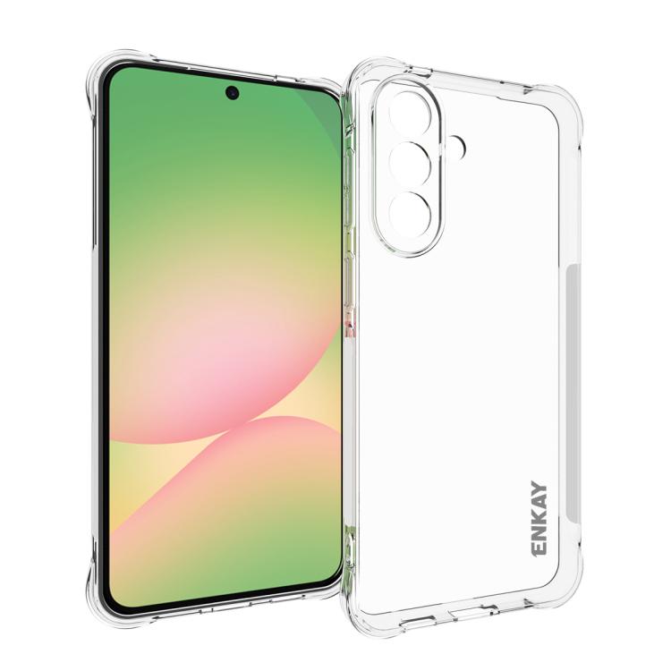 ENKAY Hat-Prince Transparent TPU Shockproof Phone Case, For Galaxy A18 / A17, For Galaxy S26 FE 5G, For Galaxy S26+ 5G, For Galaxy S26 Ultra 5G, For Galaxy S26 5G, For Galaxy A57 5G, For Galaxy A37 5G, For Galaxy A27 5G, For Galaxy Z Flip7 FE / Flip6  ...