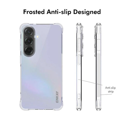 ENKAY Hat-Prince Transparent TPU Shockproof Phone Case, For Galaxy S26+ 5G, For Galaxy S26 Ultra 5G, For Galaxy S26 5G, For Galaxy A57 5G, For Galaxy A37 5G, For Galaxy A27 5G, For Galaxy S25 FE 5G, For Galaxy M36 5G, For Galaxy A07 4G, For Galaxy A17 ...