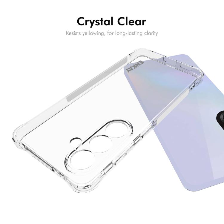 ENKAY Hat-Prince Transparent TPU Shockproof Phone Case, For Galaxy S26+ 5G, For Galaxy S26 Ultra 5G, For Galaxy S26 5G, For Galaxy A57 5G, For Galaxy A37 5G, For Galaxy A27 5G, For Galaxy S25 FE 5G, For Galaxy M36 5G, For Galaxy A07 4G, For Galaxy A17 ...