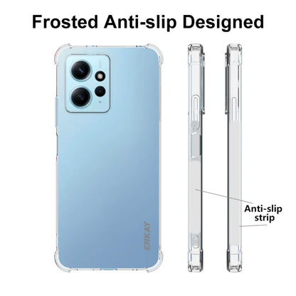 For Xiaomi Redmi Note 12 4G Global ENKAY Clear TPU Shockproof Anti-slip Phone Case, For Xiaomi Redmi Note 12 4G Global
