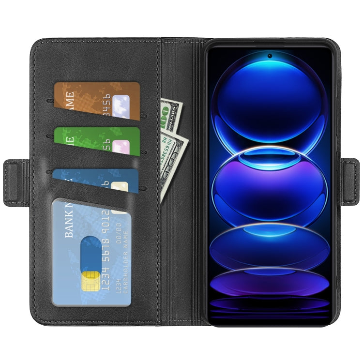 For Xiaomi Redmi Note 12 Pro 5G Global Dual-side Magnetic Buckle Horizontal Flip Leather Phone Case, For Xiaomi Redmi Note 12 Pro 5G Global