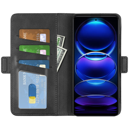 For Xiaomi Redmi Note 12 Pro 5G Global Dual-side Magnetic Buckle Horizontal Flip Leather Phone Case, For Xiaomi Redmi Note 12 Pro 5G Global