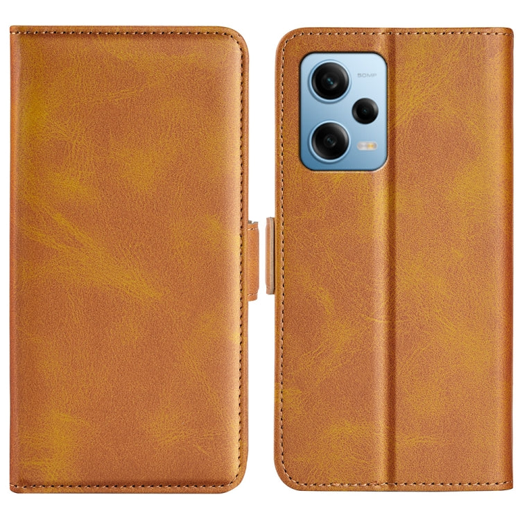 For Xiaomi Redmi Note 12 Pro 5G Global Dual-side Magnetic Buckle Horizontal Flip Leather Phone Case, For Xiaomi Redmi Note 12 Pro 5G Global