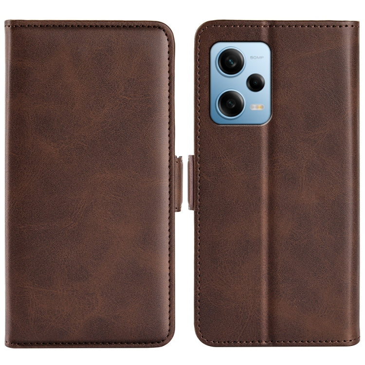 For Xiaomi Redmi Note 12 Pro 5G Global Dual-side Magnetic Buckle Horizontal Flip Leather Phone Case, For Xiaomi Redmi Note 12 Pro 5G Global