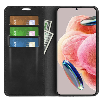 For Xiaomi Redmi Note 12 4G Global Retro-skin Magnetic Suction Leather Phone Case, For Xiaomi Redmi Note 12 4G Global