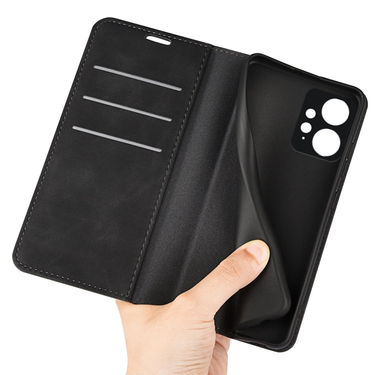 For Xiaomi Redmi Note 12 4G Global Retro-skin Magnetic Suction Leather Phone Case, For Xiaomi Redmi Note 12 4G Global