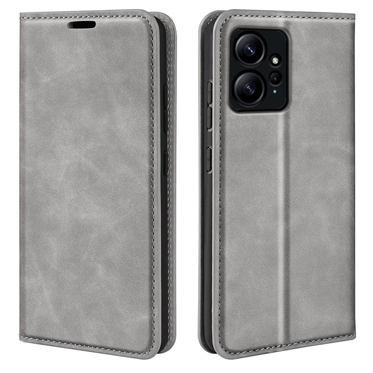For Xiaomi Redmi Note 12 4G Global Retro-skin Magnetic Suction Leather Phone Case, For Xiaomi Redmi Note 12 4G Global