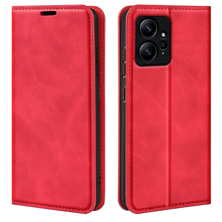 For Xiaomi Redmi Note 12 4G Global Retro-skin Magnetic Suction Leather Phone Case, For Xiaomi Redmi Note 12 4G Global