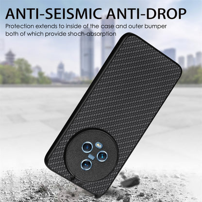 Carbon Fiber Texture Leather Back Cover Phone Case, For Honor Magic5, For Honor X7A, For Honor X9A, For Xiaomi Poco X4 Pro 5G