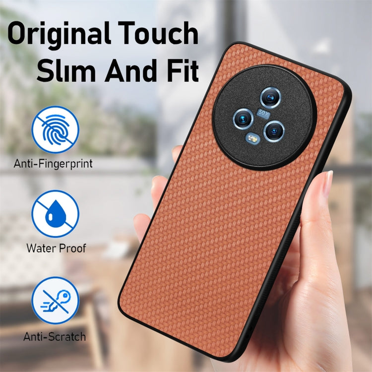 Carbon Fiber Texture Leather Back Cover Phone Case, For Honor Magic5, For Honor X7A, For Honor X9A, For Xiaomi Poco X4 Pro 5G