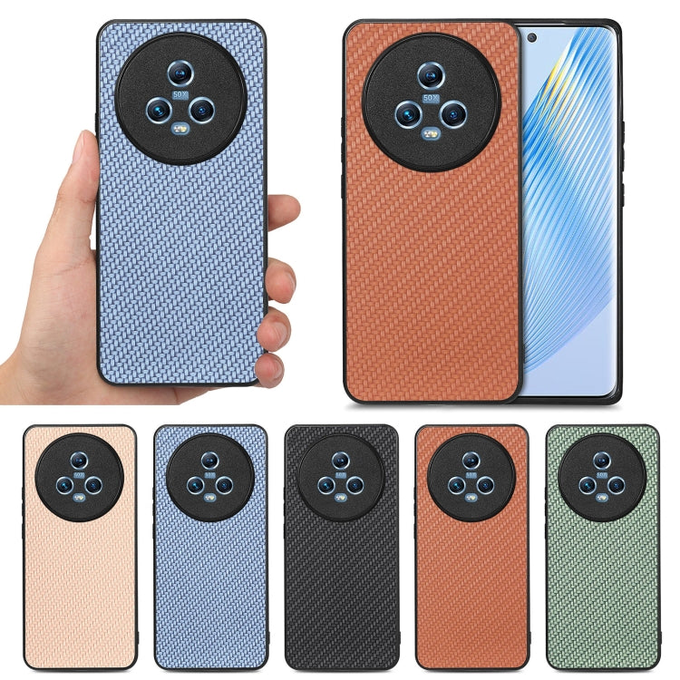 Carbon Fiber Texture Leather Back Cover Phone Case, For Honor Magic5, For Honor X7A, For Honor X9A, For Xiaomi Poco X4 Pro 5G