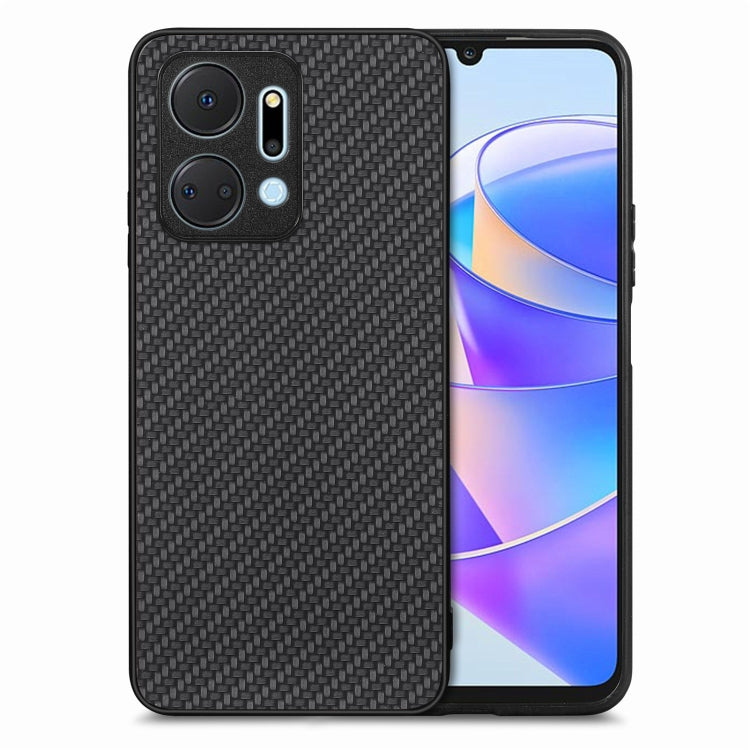 Carbon Fiber Texture Leather Back Cover Phone Case, For Honor Magic5, For Honor X7A, For Honor X9A, For Xiaomi Poco X4 Pro 5G