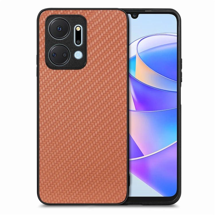 Carbon Fiber Texture Leather Back Cover Phone Case, For Honor Magic5, For Honor X7A, For Honor X9A, For Xiaomi Poco X4 Pro 5G