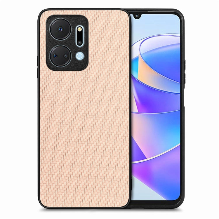 Carbon Fiber Texture Leather Back Cover Phone Case, For Honor Magic5, For Honor X7A, For Honor X9A, For Xiaomi Poco X4 Pro 5G