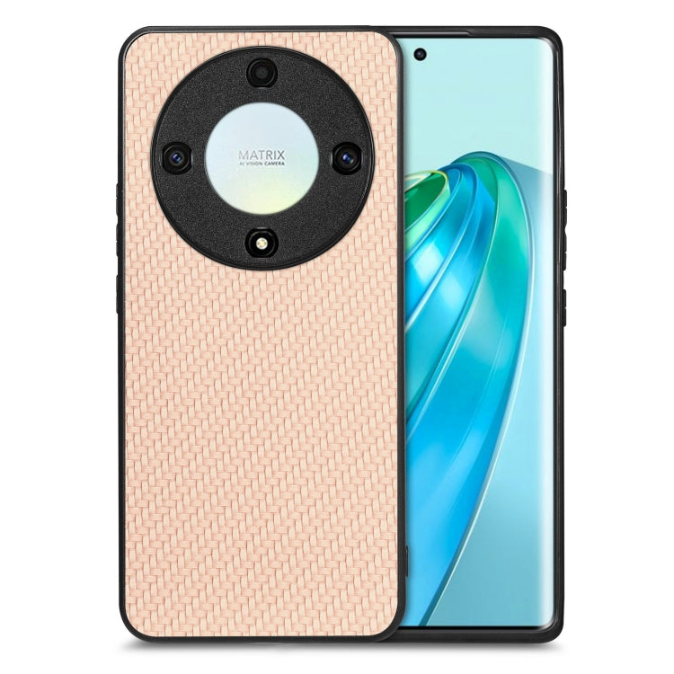 Carbon Fiber Texture Leather Back Cover Phone Case, For Honor Magic5, For Honor X7A, For Honor X9A, For Xiaomi Poco X4 Pro 5G