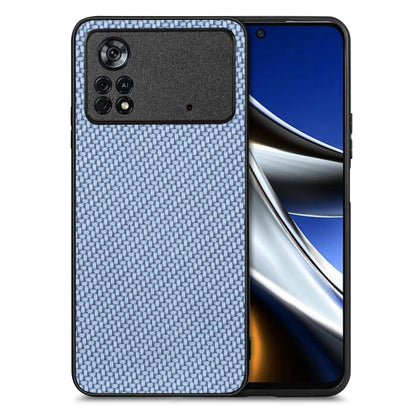 Carbon Fiber Texture Leather Back Cover Phone Case, For Honor Magic5, For Honor X7A, For Honor X9A, For Xiaomi Poco X4 Pro 5G