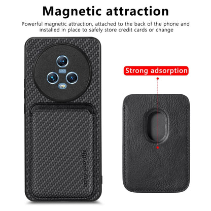 Carbon Fiber Leather Card Magsafe Magnetic Phone Case, For Honor Magic5, For Honor X7A, For Honor X9A, For Xiaomi Poco X4 Pro 5G