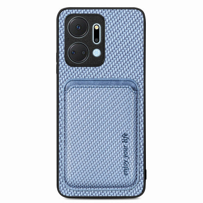 Carbon Fiber Leather Card Magsafe Magnetic Phone Case, For Honor Magic5, For Honor X7A, For Honor X9A, For Xiaomi Poco X4 Pro 5G
