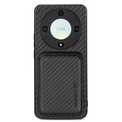 Carbon Fiber Leather Card Magsafe Magnetic Phone Case, For Honor Magic5, For Honor X7A, For Honor X9A, For Xiaomi Poco X4 Pro 5G