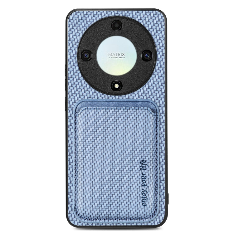 Carbon Fiber Leather Card Magsafe Magnetic Phone Case, For Honor Magic5, For Honor X7A, For Honor X9A, For Xiaomi Poco X4 Pro 5G