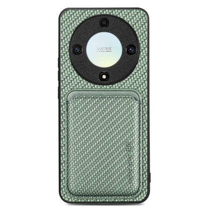 Carbon Fiber Leather Card Magsafe Magnetic Phone Case, For Honor Magic5, For Honor X7A, For Honor X9A, For Xiaomi Poco X4 Pro 5G