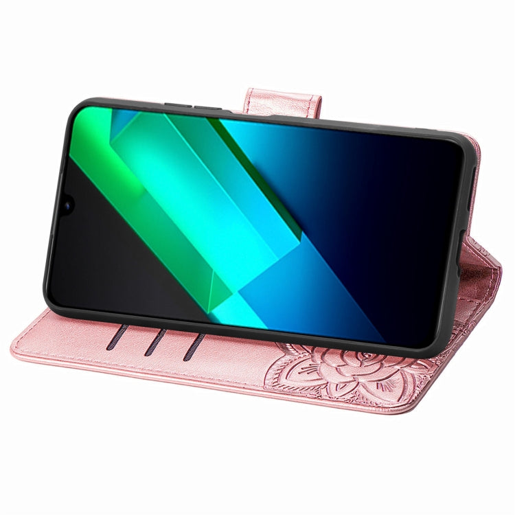 Butterfly Love Flower Embossed Leather Phone Case, For Infinix Note 12 G96, For OnePlus Ace 2, For Realme C55
