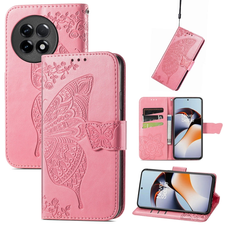 Butterfly Love Flower Embossed Leather Phone Case, For Infinix Note 12 G96, For OnePlus Ace 2, For Realme C55