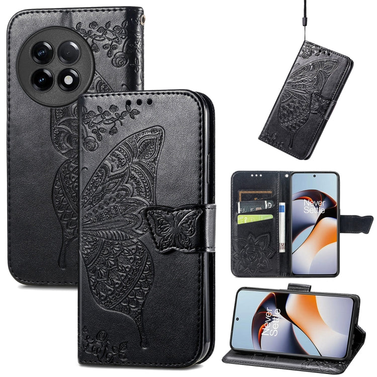 Butterfly Love Flower Embossed Leather Phone Case, For Infinix Note 12 G96, For OnePlus Ace 2, For Realme C55