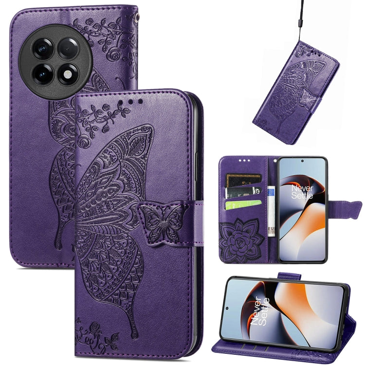 Butterfly Love Flower Embossed Leather Phone Case, For Infinix Note 12 G96, For OnePlus Ace 2, For Realme C55