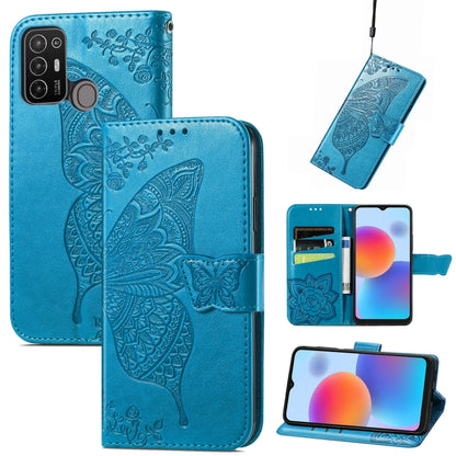 Butterfly Love Flower Embossed Leather Phone Case, For Tecno Pova Neo 5G, For ZTE Blade A52, For Samsung Galaxy A14 4G