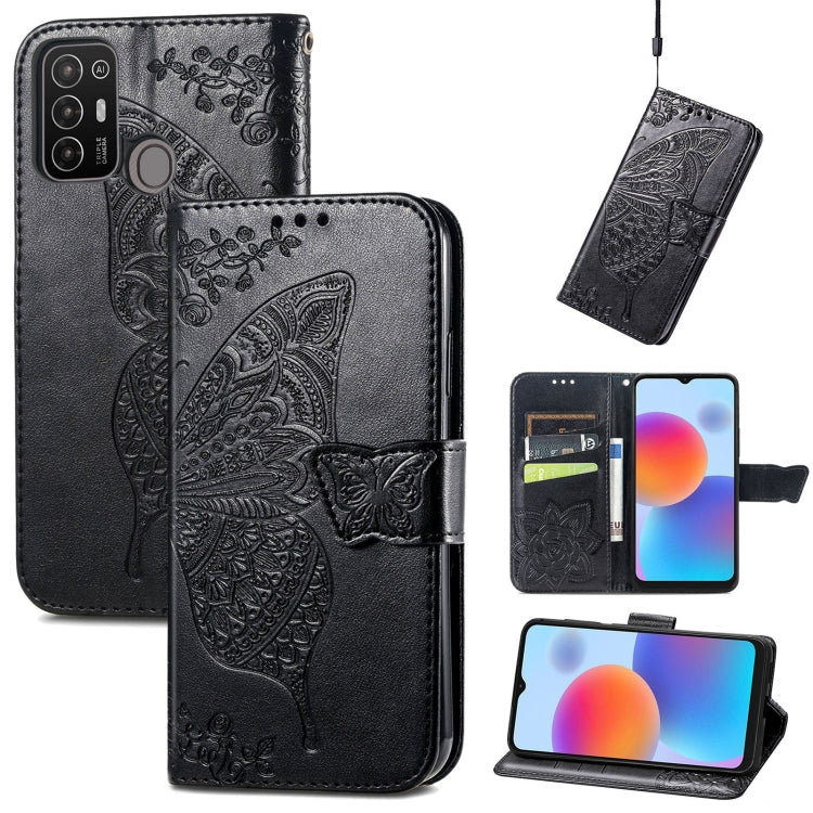 Butterfly Love Flower Embossed Leather Phone Case, For Tecno Pova Neo 5G, For ZTE Blade A52, For Samsung Galaxy A14 4G