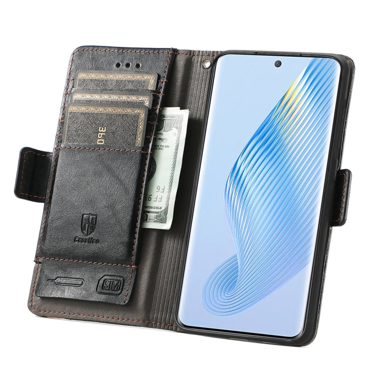 CaseNeo Splicing Dual Magnetic Buckle Leather Phone Case, For Honor Magic5, For Infinix Note 12 G96, For OnePlus Ace 2, For Realme C55
