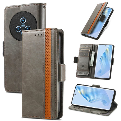 CaseNeo Splicing Dual Magnetic Buckle Leather Phone Case, For Honor Magic5, For Infinix Note 12 G96, For OnePlus Ace 2, For Realme C55